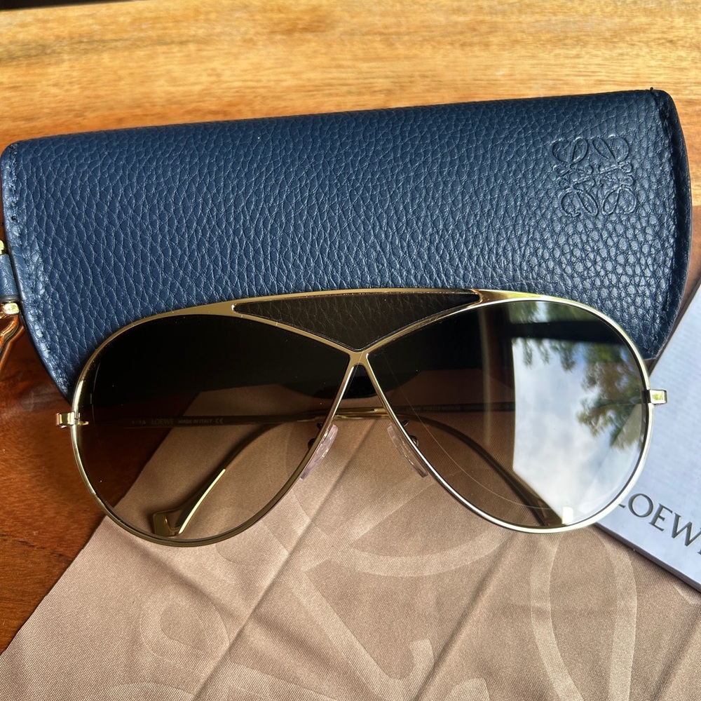 Loewe Gold Contemporary Sunglasses